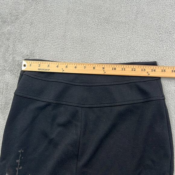 NEW Eva Franco 6 Black Knee Length Casual Classic Modest Skirt - Picture 5 of 9